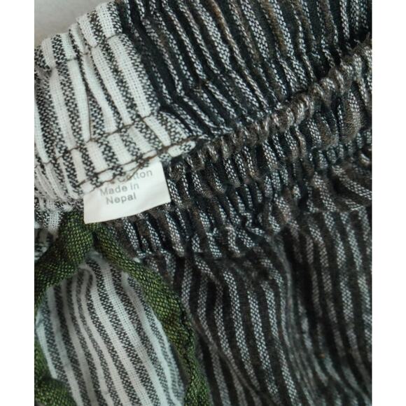 Patchwork Boho Pants Festival Harem Drop Crotch Fairy Grunge Rave Hippy Green - Picture 9 of 13